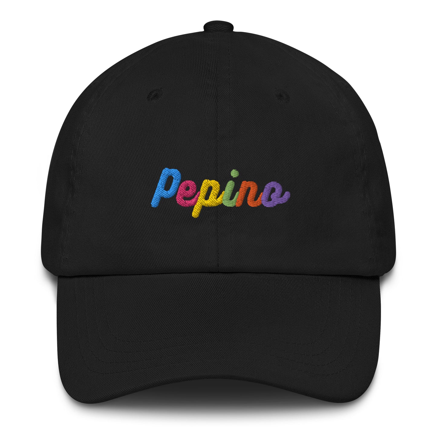 Pepino Rainbow Text, Dad Hat