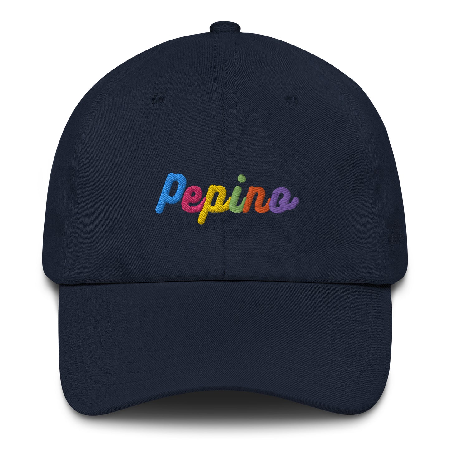 Pepino Rainbow Text, Dad Hat