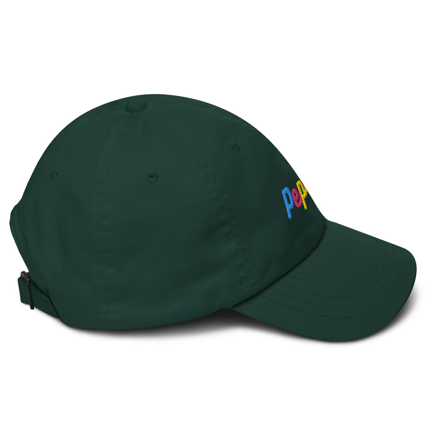 Pepino Rainbow Text, Dad Hat