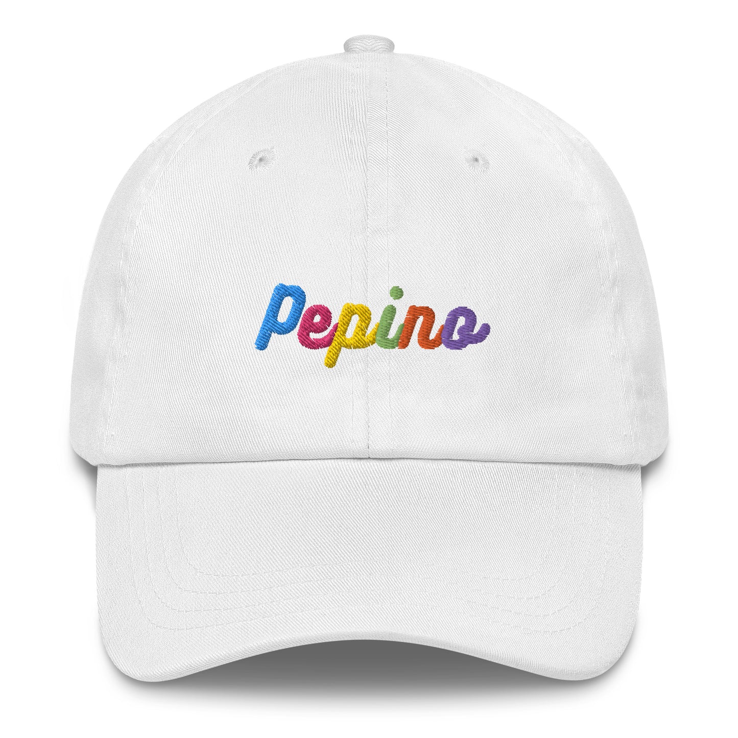 Pepino Rainbow Text, Dad Hat