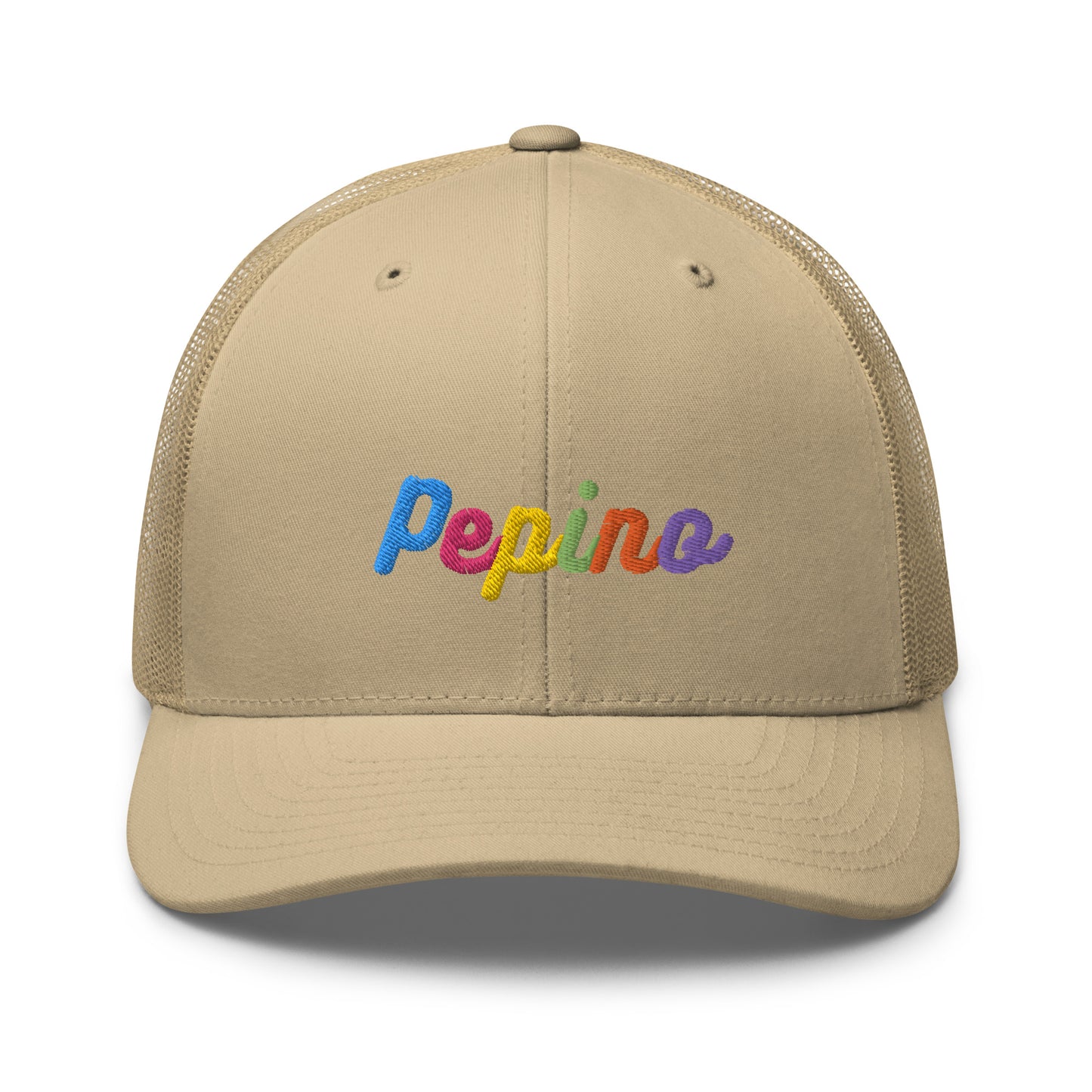 Pepino Rainbow Text, Trucker Cap