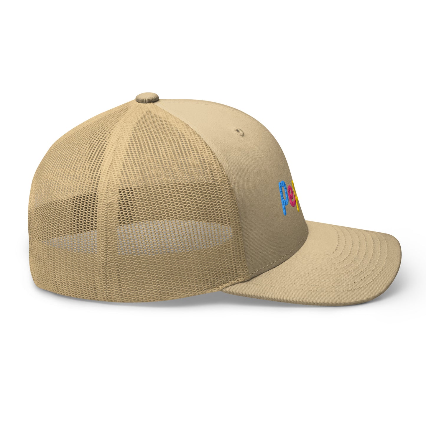 Pepino Rainbow Text, Trucker Cap